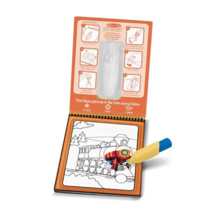 สมุดระบายสีด้วยน้ำรียูสซาเบิล รุ่นตัวอักษร Melissa & Doug [ระบายน้ำ+รียูส] รุ่น 5389_6